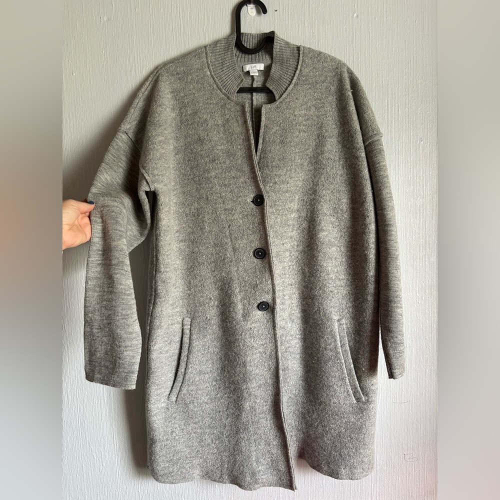 J. Jill merino wool button down cardigan jacket size small